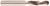 YG1 D1GP182018 | 9/32" Diameter x 9/32" Shank x 4-1/4" OAL 30 Degree Helix Angle2 Flute TiN Coated HSS Jobber Length Drill Bit