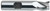 YG1 E9991048 | 3/4" Diameter x 3/4" Shank x 3-7/8" OAL x 1-5/8" LOC 4 Flute Bright Coated Premium HSS-PM Roughing End Mill