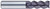 YG1 95070 | 3/4" Diameter x 3/4" Shank x 1  1/2" LOC x 4" OAL 4 Flute TiAlN Coated Carbide Square End Mill