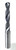 YG1 DGE433036F | 9/16" Diameter x 17/27" Shank x 3-19/71" Flute Length x 5-13/55" OAL DLC Coated Carbide Coolant Fed Drill