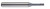 YG1 ZBT2024 | 3/8" Diameter x 1/2" Shank x 1-1/4" LOC x 4-3/8" OAL Nickel-Based Coated Alloy Steel Milling Ball Insert YG1 ZBT2024 | 3/8" Diameter x 1/2" Shank x 1-1/4" LOC x 4-3/8" OAL Nickel-Based Coated Alloy Steel Milling Ball Insert