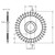 Keo 950-001-533 | 6.000" Diameter x 2.031" Maximum Depth of Cut x 0.172" Width HSS Slitting & Slotting Saw