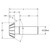 Keo 909-000-004 | 0.500" Diameter x 1.688" Shank Length x 2.125" OAL TiN Coated HSS Countersink
