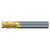 Emuge 2975T.0750 | 3/4" Diameter x 3-4" Shank x 3-1/2" OAL 4 Flute TIN/TIALN Coated Corner Radius End Mill