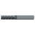 Emuge 3926L.04375 | 7/16" Diameter x 7-16" Shank x 4" OAL 6 Flute ALCR Coated Corner Radius End Mill