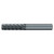 Emuge 3939L.100090 | 1" Diameter x 1" Shank x 6" OAL 7 Flute ALCR Coated Corner Radius End Mill