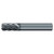 Emuge 3941L.100060 | 1" Diameter x 0.060" Corner Radius 4" OAL 6 Flute ALCR Coated Corner Radius End Mill