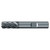 Emuge 3942L.075090 | 3/4" Diameter x 0.090" Corner Radius 3-1/2" OAL 6 Flute ALCR Coated Corner Radius End Mill