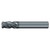 Emuge 3945L.025060 | 1/4" Diameter x 0.060" Corner Radius 2" OAL 4 Flute ALCR Coated Corner Radius End Mill