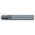 Emuge 3949L.01875 | 3/16" Diameter x 3-16" Shank x 2" OAL 35-38 Degree Helix Angle ALCR Coated Ball End Mill