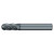 Emuge 3950L.03125 | 5/16" Diameter x 5-16" Shank x 2-1/2" OAL 35-38 Degree Helix Angle ALCR Coated Ball End Mill