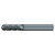 Emuge 3951L.01875 | 3/16" Diameter x 3-16" Shank x 2-1/2" OAL 35-38 Degree Helix Angle ALCR Coated Ball End Mill
