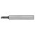 Scientific Cutting Tools SPTM695XLC | 0.695" Cutting Diameter x 8-24 TPI x 0.750" Shank x 6.000" OAL TiN Coated Solid Carbide Single Profile Thread Mill