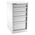 Champion Tool Storage NWS1800-0501-ILC-FTB-LG | 22-3/16" Width x 41-3/4" Height x 22-1/2" Depth 5 Drawer 38 Compartment Powder Coated Steel Modular Compartment Cabinet - Light Gray