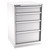Champion Tool Storage SWS1800-0402-ILC-FTB-LG | 28-1/4" Width x 41-3/4" Height x 22-1/2" Depth 4 Drawer 37 Compartment Powder Coated Steel Modular Compartment Cabinet - Light Gray