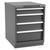 Champion Tool Storage NWS1200-0401-ILC-FTB-DG | 22-3/16" Width x 29-7/8" Height x 22-1/2" Depth 4 Drawer 33 Compartment Powder Coated Steel Modular Compartment Cabinet - Dark Gray