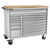 Champion Tool Storage DWS1800-1301IL-MB8-BBT-LG | 56-1/2" Width x 39-3/8" Height x 22-1/2" Depth 13 Drawer Powder Coated Steel Modular Drawer With Butcher Block - Light Gray