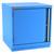 Champion Tool Storage SWS1200-FDIL-FTB-BB | 28-1/4" Width x 29-7/8" Height x 22-1/2" Depth 1 Door 1 Shelf Powder Coated Steel Modular Flush Door Cabinets With Shelf - Bright Blue