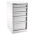 Champion Tool Storage NW1800-0501-ILC-FTB-LG | 22-3/16" Width x 41-3/4" Height x 28-1/2" Depth 5 Drawer 38 Compartments Powder Coated Steel Modular Drawer Cabinet - Light Gray