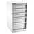 Champion Tool Storage NW1800-0502-ILC-FTB-LG | 22-3/16" Width x 41-3/4" Height x 28-1/2" Depth 5 Drawer 25 Compartments Powder Coated Steel Modular Drawer Cabinet - Light Gray