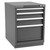 Champion Tool Storage NW1200-0402-ILC-FTB-DG | 22-3/16" Width x 29-7/8" Height x 28-1/2" Depth 4 Drawer 29 Compartments Powder Coated Steel Modular Drawer Cabinet - Dark Gray