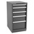 Champion Tool Storage NW1800-0501-ILC-FTB-DG | 22-3/16" Width x 41-3/4" Height x 28-1/2" Depth 5 Drawer 38 Compartments Powder Coated Steel Modular Drawer Cabinet - Dark Gray