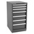 Champion Tool Storage NW1800-0701-ILC-FTB-DG | 22-3/16" Width x 41-3/4" Height x 28-1/2" Depth 7 Drawer 74 Compartments Powder Coated Steel Modular Drawer Cabinet - Dark Gray