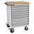 Champion Tool Storage SW1500-0901IL-MB8-BBT-LG | 28-1/4" Width x 43-1/4" Height x 28-1/2" Depth 9 Drawer Powder Coated Steel Mobile Modular Cabinet with Butcher Block Top - Light Gray