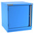 Champion Tool Storage SW1200-FDIL-FTB-BB | 28-1/4" Width x 29-7/8" Height x 28-1/2" Depth 1 Door 1 Shelf Powder Coated Steel Modular Flush Door Cabinet with Shelf - Bright Blue