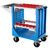 Champion Tool Storage NCTCH63-BB | 40" Width x 36-3/4" Height x 20-1/4" Depth 1 Shelf Powder Coated Steel CNC Transport Cart - Bright Blue