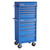 Champion Tool Storage FMP2710RC-BL | 27" Width x 66" Height x 20" Depth 10 Drawer Powder Coated Steel Top Chest Roller Cabinet Combo with Maintenance Cart - Gloss Blue