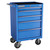 Champion Tool Storage FMP2705RC-BL | 27" Width x 43" Height x 20" Depth 5 Drawer Powder Coated Steel Wheeled Tool Cabinet - Gloss Blue