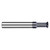 Harvey Tool 16203-C6 | 1/4" Diameter x 1/4" Shank x 2" OAL 60 Degree Included Angle 4 Flute C6 Coated Double Angle Shank Cutter