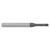 Harvey Tool 717308 | 0.125" Diameter x 1/8" Shank x 0.015" Corner Radius x 0.187" LOC x 3" OAL 4 Flute C5 Coated Corner Radius End Mill