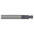 Harvey Tool 715221 | 0.113" Diameter x 1/8" Shank x 1/32" Corner Radius x 1-1/2" OAL 2 Degree Included Angle 2 Flute Uncoated Dovetail Cutter