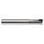 Harvey Tool 708816 | 0.250" Diameter x 1/4" Shank x 0.250" LOC x 2-1/2" OAL 4 Flute PCD Coated Square End Mill