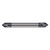 Harvey Tool 713608 | 1/8" Shank x 0.060" LOC x 1-1/2" OAL 90 Degree Included Angle 2 Flute Uncoated Double-Ended Marking Cutter