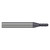 Harvey Tool 715047 | 0.047" Diameter x 1/8" Shank x 0.141" LOC x 1-1/2" OAL 5 Flute Uncoated Ball End Mill