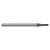Harvey Tool 869910-C6 | 0.156" Diameter x 3/16" Shank x 0.010" Corner Radius x 0.750" LOC x 3" OAL 4 Flute C6 Coated Corner Radius End Mill