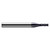 Harvey Tool 915245-C3 | 0.375" Diameter x 3/8" Shank x 0.045" Corner Radius x 0.570" LOC x 2-1/2" OAL 4 Flute C3 Coated Corner Radius End Mill