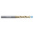 Valor V523020-V | 0.370" Diameter x 10.00mm Shank x 1.440" Flute Length x 75.00mm OAL 2 Flute Val-Max V Coated High Performance Drill