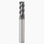 Seco Tools 00025626 | 3.00mm Diameter x 3.00mm Shank x 0.10mm Radius x 40.00mm OAL 3 Flute 50 Degree Helix Angle MEGA Coated Carbide Corner Radius End Mill