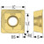 Seco Tools 00094815 | 0.500" Inscribed Circle Diameter x 0.032" Radius x 0.204" Thickness 4 Cutting Edge Carbide Milling Insert