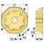 Seco Tools 00095176 | 0.712" Inscribed Circle Diameter x 0.020" Radius x 0.187" Thickness 4 Cutting Edge Carbide Octomill Insert