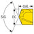 Seco Tools 02469079 | 0.433" Diameter x 0.347" OAL 1 Cutting Edge 140 Degree Point Angle Carbide Replaceable Drill Tip