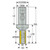 Seco Tools 02546937 | 17.00mm Diameter x 25.40mm Shank x 115.50mm OAL 2 Flute 90 Degree Cutting Edge Indexable Thread Mill