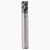 Seco Tools 02587623 | 5.00mm Diameter x 6.00mm Shank x 0.50mm Radius x 50.00mm OAL 4 Flute 50 Degree Helix Angle MEGA-64 Coated Carbide Corner Radius End Mill