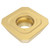 Seco Tools 02656070 | 0.625" Inscribed Circle Diameter x 0.059" Radius x 0.219" Thickness 4 Cutting Edge Carbide Quattromill Insert