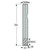 Seco Tools 02669351 | 12.00mm Diameter x 12.00mm Shank x 1.00mm Radius x 90.00mm OAL 4 Flute 48 Degree Helix Angle MEGA-64 Coated Carbide Corner Radius End Mill