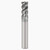 Seco Tools 02679514 | 8.00mm Diameter x 8.00mm Shank x 0.50mm Radius x 60.00mm OAL 4 Flute 48 Degree Helix Angle SIRON-A Coated Carbide Corner Radius End Mill